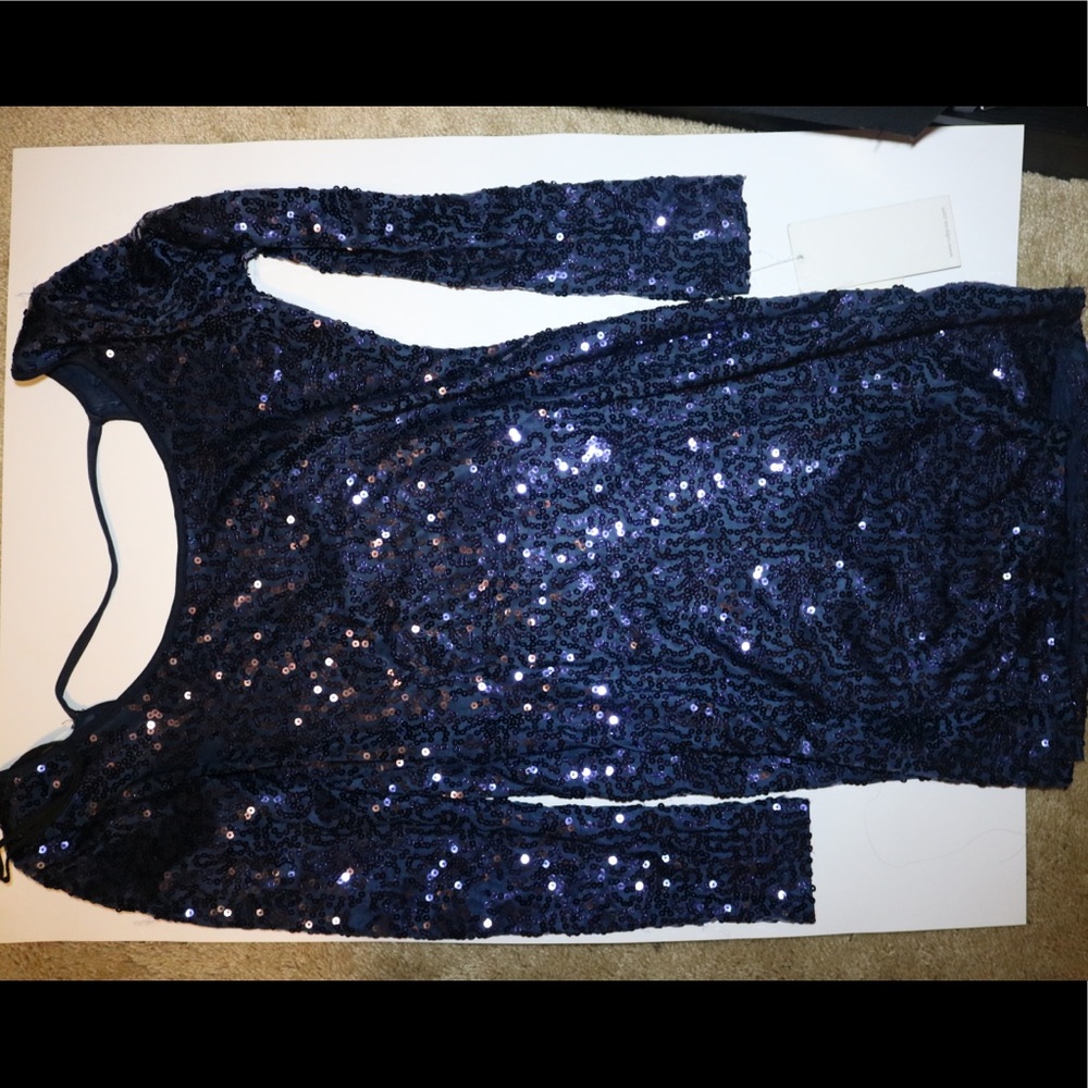 Sequin body-con dress